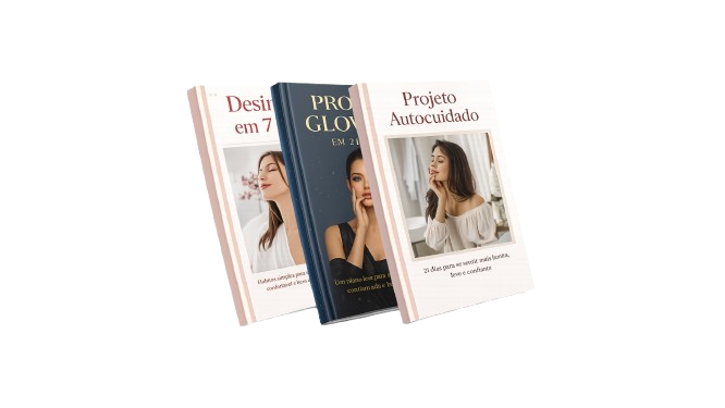 Combo completo com os 3 ebooks de transformação feminina